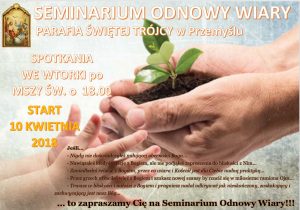 ZAPRASZAMY na SEMINARIUM ODNOWY WIARY