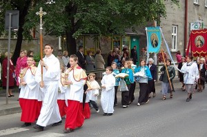 Boże Ciało - Procesja parafialna 2008