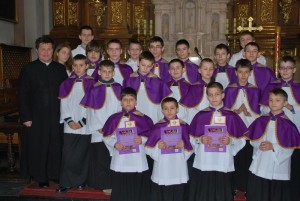 Przyjęcie ministrantów i lektorów 15.03.2009