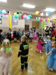 Zabawa karnawałowa dla dzieci organizowana przez Stowarzyszenie Rodzin Katolickich 24.02.2019 r.